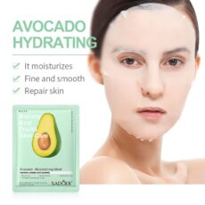 10 Pieces Fruit Mask SADOER Avocado Rose Hydrating Moisturizing Tablets skin care - Image 2