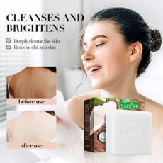 SADOER Rose Essential Oil Soap Handmade soap cleaning body soap - Image 2