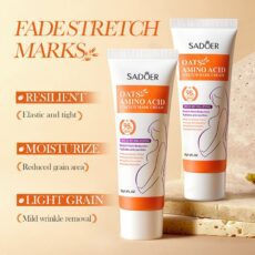 8 Pieces SADOER Oatmeal Stretch Mark Cream Mild and non-irritating wrinkle body lotion wholesale - Image 2