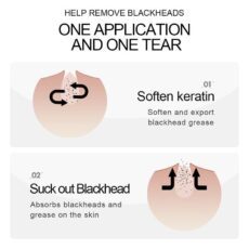 SADOER bamboo charcoal sucking blackhead nasal mask patch gently cleans and sucks out blackheads T area - Image 6