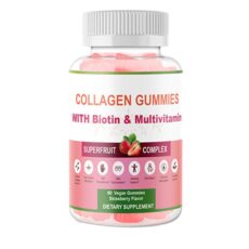 3 Bottles Biotin Collagen Beauty COLLAGEN Hair Whitening Beauty Vegan Gummies - Image 5