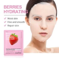 10 Pieces Fruit Mask SADOER Avocado Rose Hydrating Moisturizing Tablets skin care - Image 3