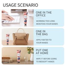 SADOER Flower and Fruit Hand Cream Set Emollient Hydrating Moisturizing Skin Care Products - Image 5