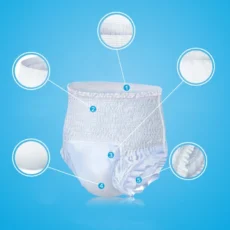 15PCS Adult Diaper Disposable for Old People Underwear Type Elderly Care Adults - Image 4