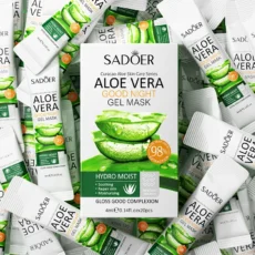 60pcs/box Rice Aloe Collagen Firming Mask Protein Face Care Moisturizing Hydrating Face Masks Wash-Free Sleeping Mask Skin Care - Image 4
