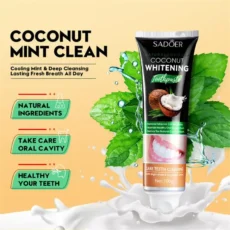 Coconut Extract Moisturizing Body Lotion Whitening Toothpaste Anti Cracking Lip Balm Hydrating Hand Cream Soothing Facial Mask - Image 5