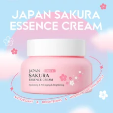 LAIKOU 60g Japan Sakura Essence Cream Cherry Blossom Facial Cream Moisturizing Reduce Wrinkle Brighten Skin Skin Care - Image 2