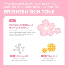 LAIKOU 60g Japan Sakura Essence Cream Cherry Blossom Facial Cream Moisturizing Reduce Wrinkle Brighten Skin Skin Care - Image 3