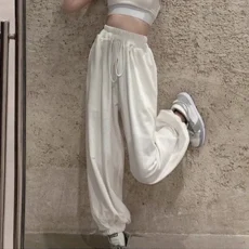 Oversize Sweatpants For Women High Waist Sports Pants Fashion Casual Baggy Pants Female Joggers Streetwear Harajuku Trousers - Image 2