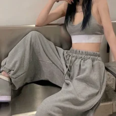 Oversize Sweatpants For Women High Waist Sports Pants Fashion Casual Baggy Pants Female Joggers Streetwear Harajuku Trousers - Image 3