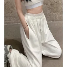 Oversize Sweatpants For Women High Waist Sports Pants Fashion Casual Baggy Pants Female Joggers Streetwear Harajuku Trousers - Image 5
