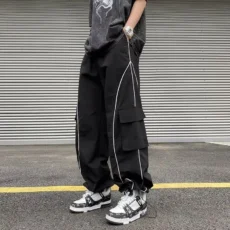 black sweatpants