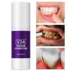 5 Pcs, 10Pcs Remove Stains For Teeth Purple Whitening Toothpaste Reduce Yellowing Care Color Corrector Toothpaste For Teeth Teeth Whitener - Image 2