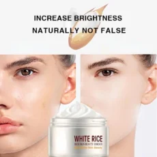 White Rice Whitening Cream for Face Anti Aging Remove Wrinkles Nourishing Moisturizing Brightening Facial Cream Face Skin Care - Image 4