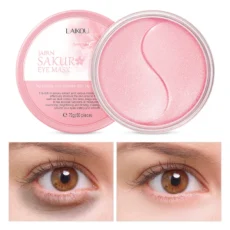 LAIKOU Cherry Blossoms Collagen Eye Mask Moisturizing Gel Eye Patches Remove Dark Circles Anti Age Bag Eye Wrinkle Skin Care - Image 4
