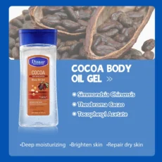 12 Bottles Disaar 200ml Aloe Vera Extract Body Oil Gel Skin Vitamin C Essential Oil Moisturizing Cocoa Bean Skincare - Image 3