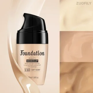 Long-lasting Face Foundation Cream Waterproof Concealer Liquid Even Skin Tone Professional Matte Base Makeup Cosmetics Maquiagem