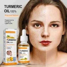 Whitening Freckles Serum Oil Turmeric Remove Dark Spots Melasma Lighten Melanin Anti-aging Improve Dull Face Brighten Skin Care - Image 6