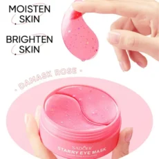 Rose Deep Moisturizing Eye Patches Reduce Wrinkles Puffiness Bright Eye Skincare Eye Mask Eye Patch Beauty Skin Care Products - Image 3