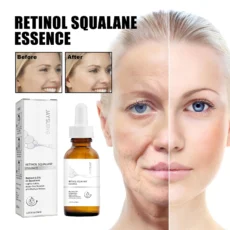 Retinol Anti Aging Remove Wrinkle Serum Lifting Brighten Face Skin Fade Eye Fine Lines Moisturizing Firming Facial Essence 30ml - Image 2