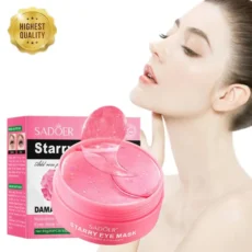 Rose Deep Moisturizing Eye Patches Reduce Wrinkles Puffiness Bright Eye Skincare Eye Mask Eye Patch Beauty Skin Care Products - Image 5