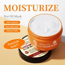 Supple Moisturizing Argan Oil Hair Mask Deep Conditioner Repair Dry Split End Perming Damaged Hair Mask Hair Care - Image 2