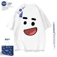 Cotton high-quality mens item youth pullover short sleeved t shirt - Image 3