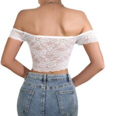 New Sexy and Pure Desire Style Lace Beautiful Back, Collecting Secondary Breasts, Gathering Fashion Solid Color Suspended Tank Top Underwear - Image 5