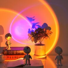 Popular sunset light robot astronaut atmosphere light rainbow sunset light small night light - Image 3