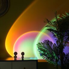 Sunset Light Little Beautiful Girl Atmosphere Rainbow Sunset Sunset Night Light - Image 4