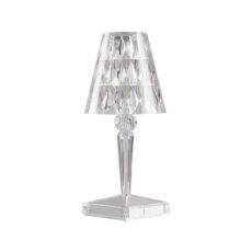 Crystal lamp, Italian bedside lamp, bedroom night light, charging creative LED ambient light, diamond lamp, decorative desk lamp - Image 5