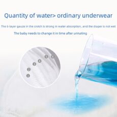 Baby and toddler toilet training pants made of cotton, Class A washable, disposable, diaper resistant, learning pants for girls and boys, leak proof, and diaper resistant - Image 3