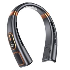 New neck hanging fan USB charging lazy outdoor portable silent turbo neck bladeless mini fan - Image 4