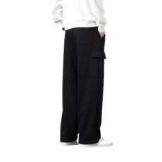 Large size M-8XL sport pants for men's loose leg pants, Korean version trendy casual pants - Image 5
