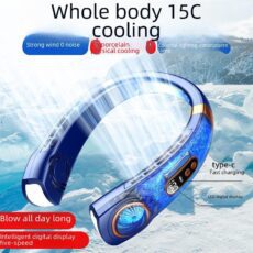 Portable neck fan Hanging neck small fan portable lazy person phanging neck fan usb rechargeable fan - Image 2