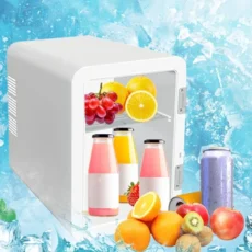 2 Pcs X 6L Car Mini Fridge Beauty Cosmetics Mask Makeup Skincare Refrigerator DC 12V / AC 220V Heated Cooling Dormitory Refrigerator - Image 2