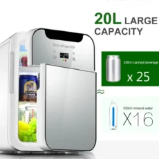 20L Car Refrigerator Freeze Heating Dual Use Fridge Fruit Storage Car Home Picnic Refrigeration Heating Large Capacity - Image 5
