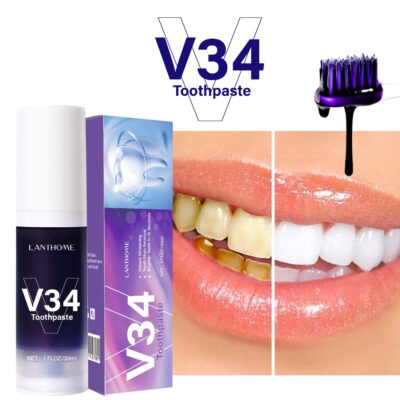purple toothpaste