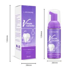 3 Bottles Lanthome Purple V Clean Teeth Mousse Teeth Mousse Fresh Breath Toothpaste - Image 6