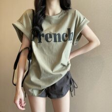 2025 new slimming sweet cool short sleeved t-shirt loose female summer student top trend - Image 2