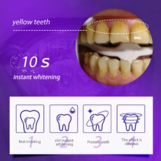 10 bottles V34 toothpaste, purple toothpaste, teeth color correction, smoke removal, cigarette stains removal, teeth brightening, white toothpaste - Image 4