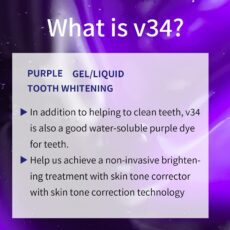 10 bottles V34 toothpaste, purple toothpaste, teeth color correction, smoke removal, cigarette stains removal, teeth brightening, white toothpaste - Image 2