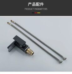 Senlesen Brass LED Waterfall Bathroom Basin Faucet Hydroelectric Power Generation Color Change Hot Cold Crane Sink Mixer Tap - Image 5