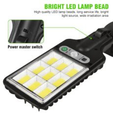 Solar lights, outdoor courtyard lights, human body sensing lights, wall lights, integrated LED household solar street lights - Image 2