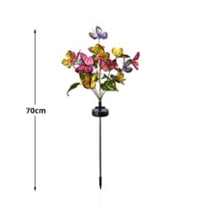 New solar simulation butterfly LED ground plug light outdoor courtyard lawn light garden decoration atmosphere light - Image 4