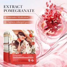 6 Pcs SADOER Plant Rose facial mask moisturizing and rejuvenating facial mask - Image 3