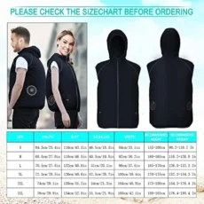 Summer Sport Fan Air Condition Cool Man Woman Travel Ultralight Brand Outdoor Vest Clothes Jacket Sun Windbreaker Fishing Worker - Image 2