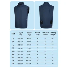 2025 Cool Vest Wearable Cooling Fan Vest Air-conditioned Clothes Cooling 13 Hours for High Temperature Work Fishing Vest Hiking - Image 2