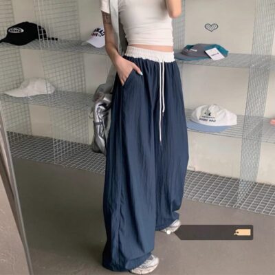 high waisted wide leg pants