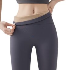 No awkward lines, shark pants for women's outdoor wear, autumn and winter 2025 new style with plush and thick Barbie pants, yoga tight leggings - Image 3